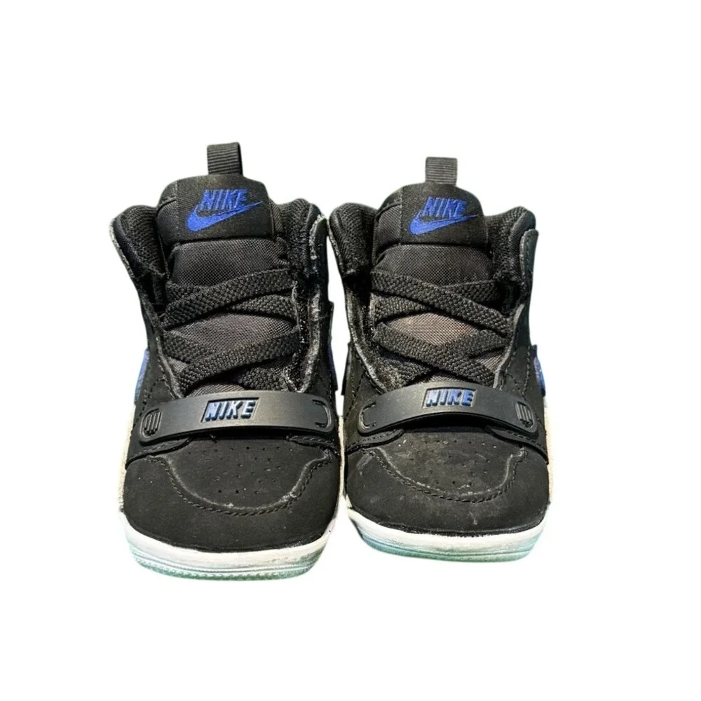 Jordan Legacy 312 Toddler Sneakers Black Blue Orange AT4055-048 Size‎ 4C